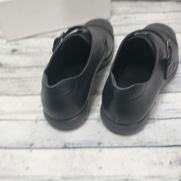 Hogan Single Monks Black Leather Mens Shoe Size UK 8.5 US 9.5 - Picture 5 of 10